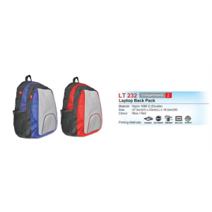 [Laptop Back Pack] Laptop Back Pack (Fully Padded Bag) - LT232